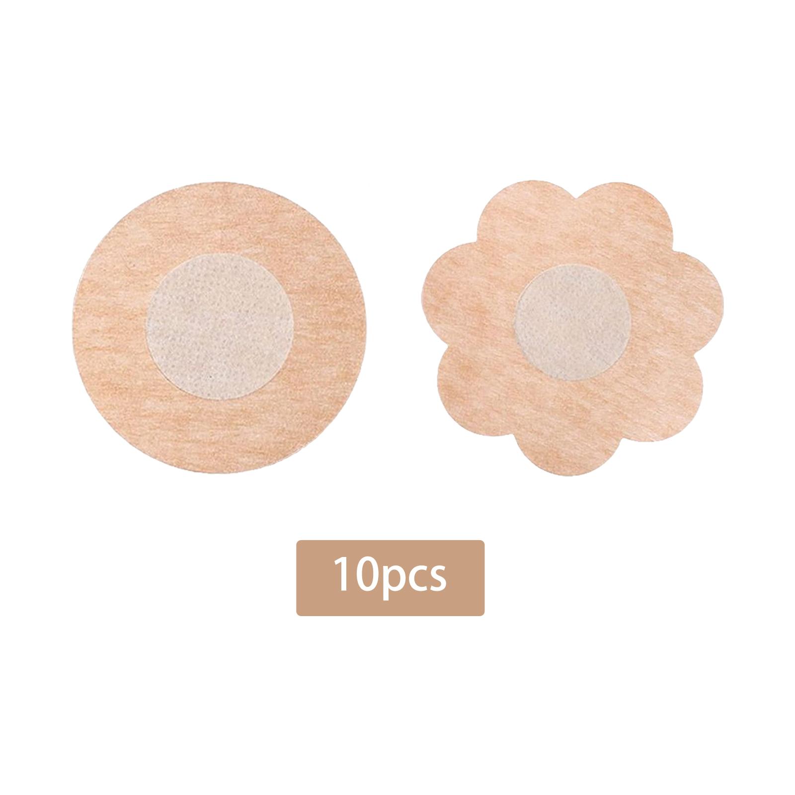 Nipple Cover Pasties - 10 Pieces Chest Pasties Flower Invisible