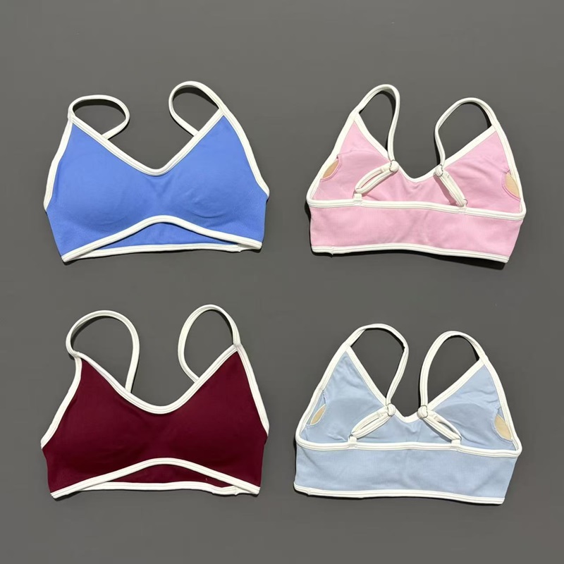 Strapless Bra Backless - Contrastline Bra Women Backless Knitted Sports