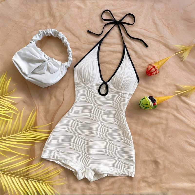 Shapewear Bodysuit Firm - Sheer Halter Neck Bodysuit | Women's