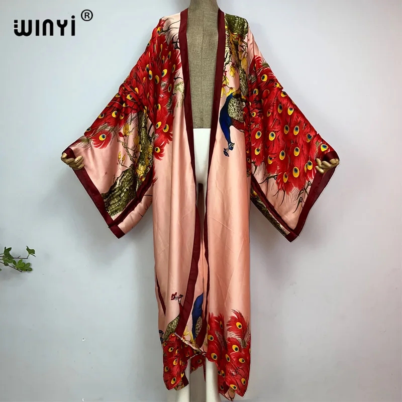 Robe Silk Women - WINYI 2022 Mùa Hè Nữ Cardigan