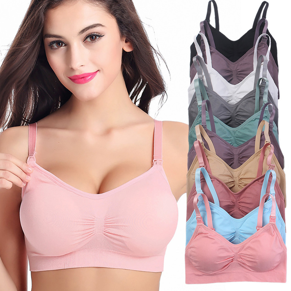 Breathable Maternity Pregnant  - đánh giá và giá Nursing Bra Sleep
