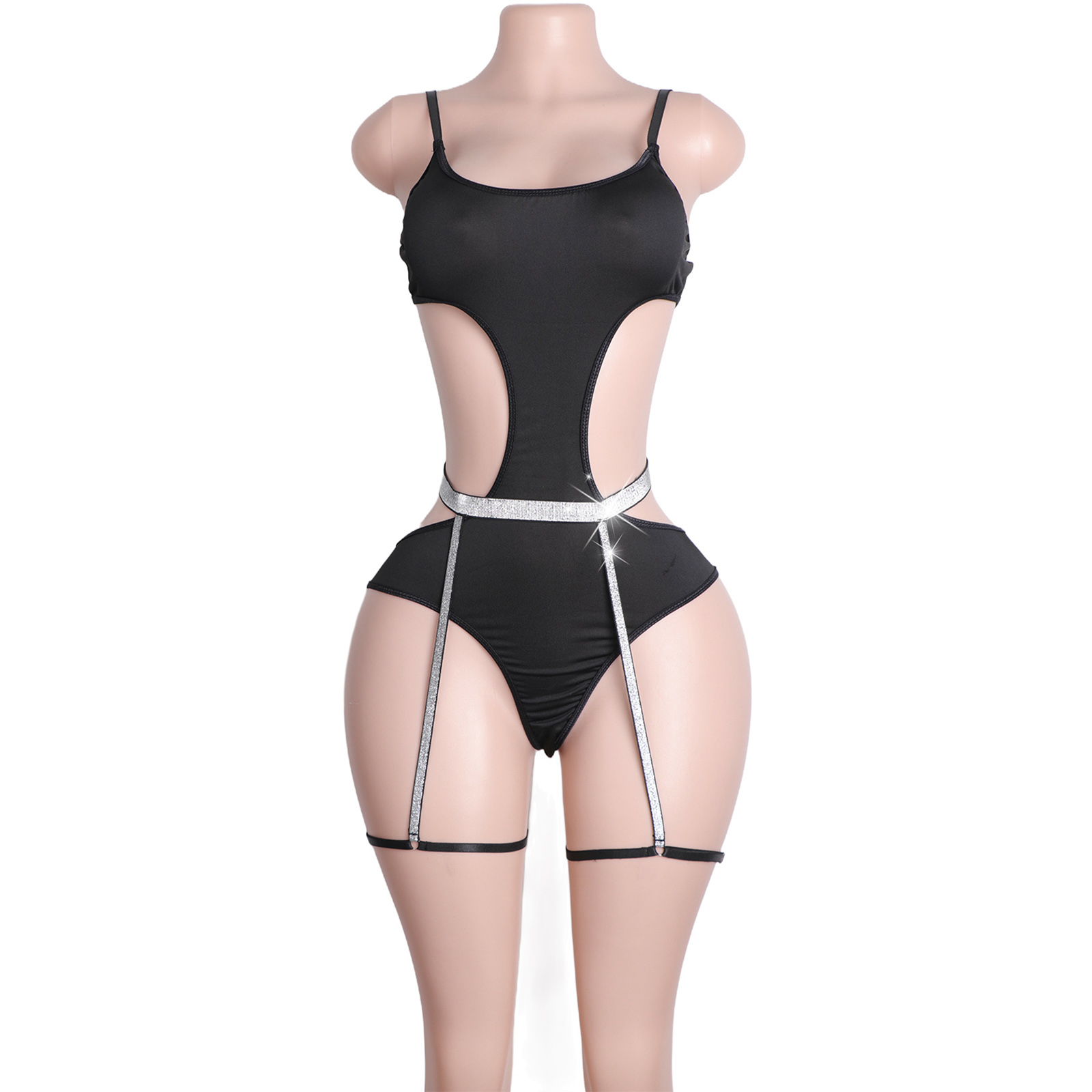 Custom Rhinestone Pole Dancewe - đánh giá và giá Garter Belt Set