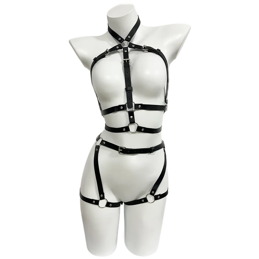 Harness for Women Pu Leather L - đánh giá và giá Garter Belt Set