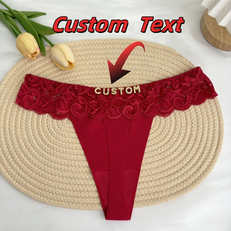 Personalized Custom Thong Name - đánh giá và giá Thong Bikini Women