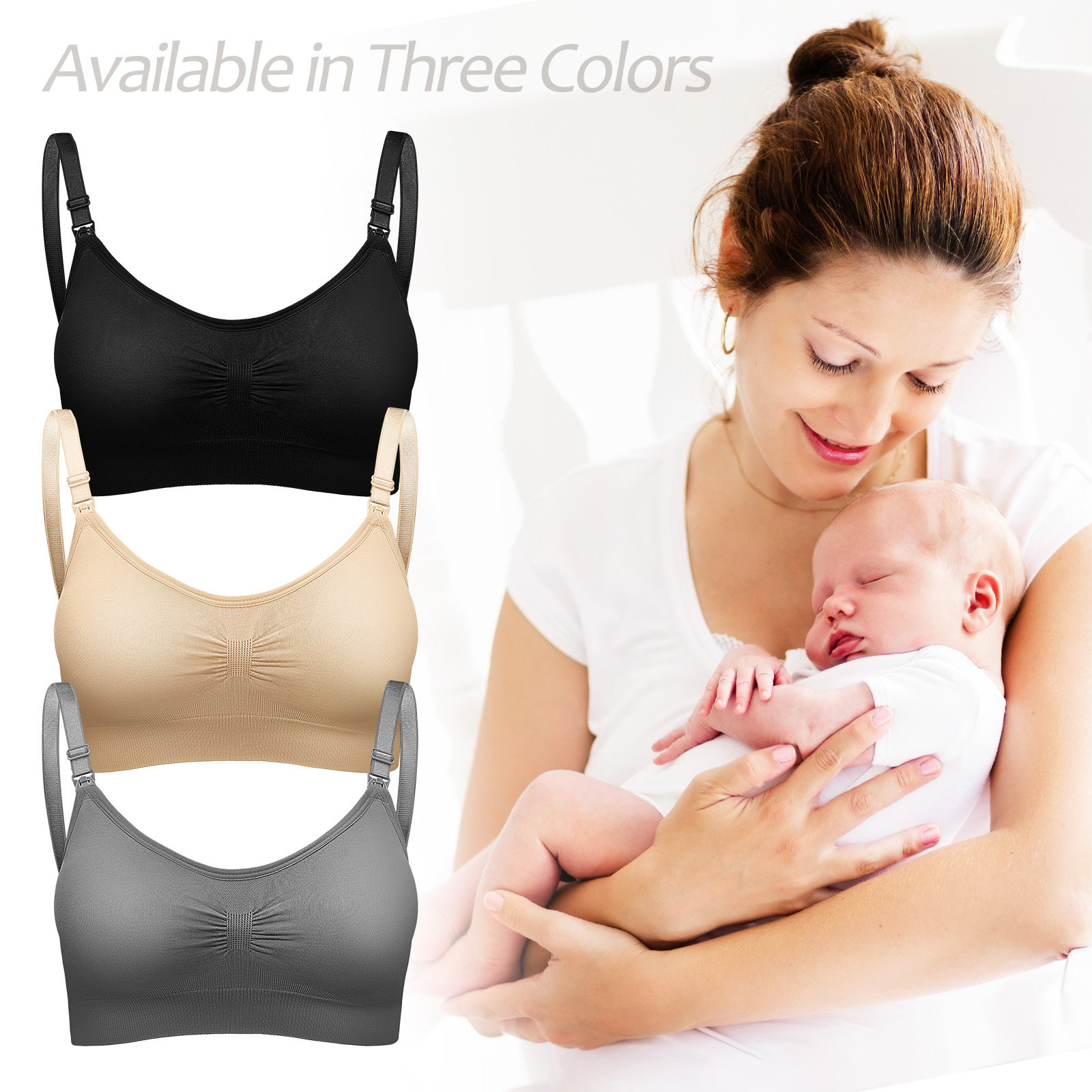 3 Pcs Breastfeeding Bras for W - đánh giá và giá Nursing Bra Sleep