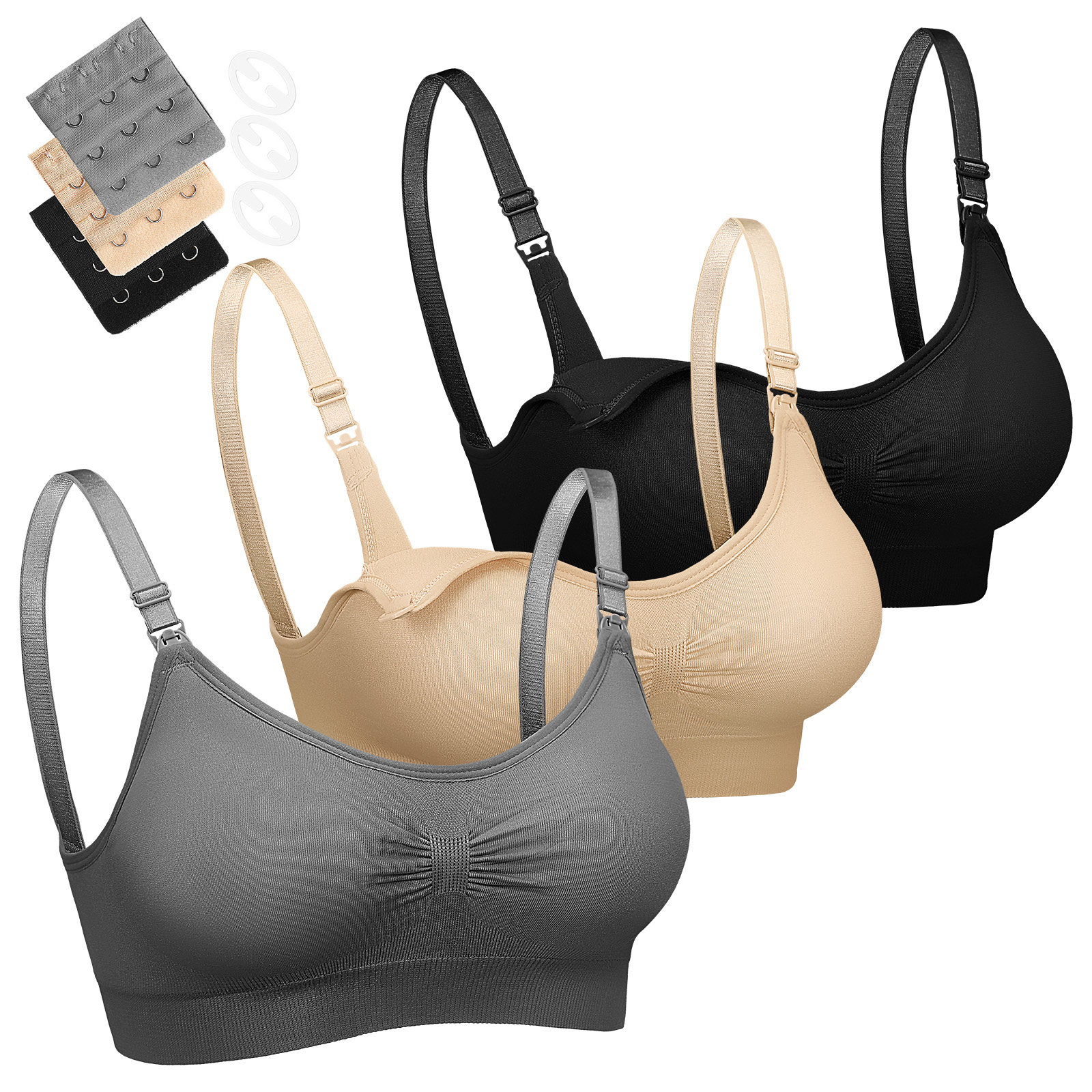 3 Pcs Breastfeeding Bras for W - đánh giá và giá Nursing Bra Sleep