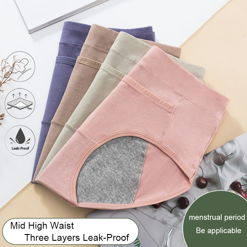 Cotton Kinh Nguyệt Quần Lót Rò - đánh giá và giá Seamless Underwear Women