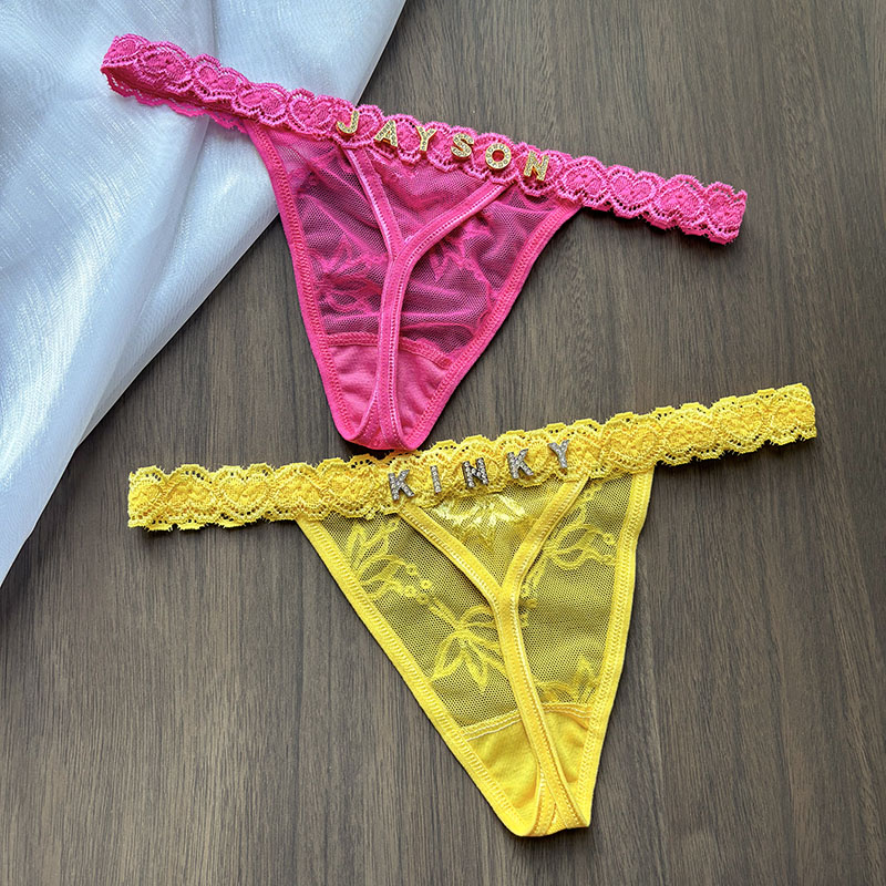 Custom Thong Panties Name Crys - đánh giá và giá Thong Bikini Women