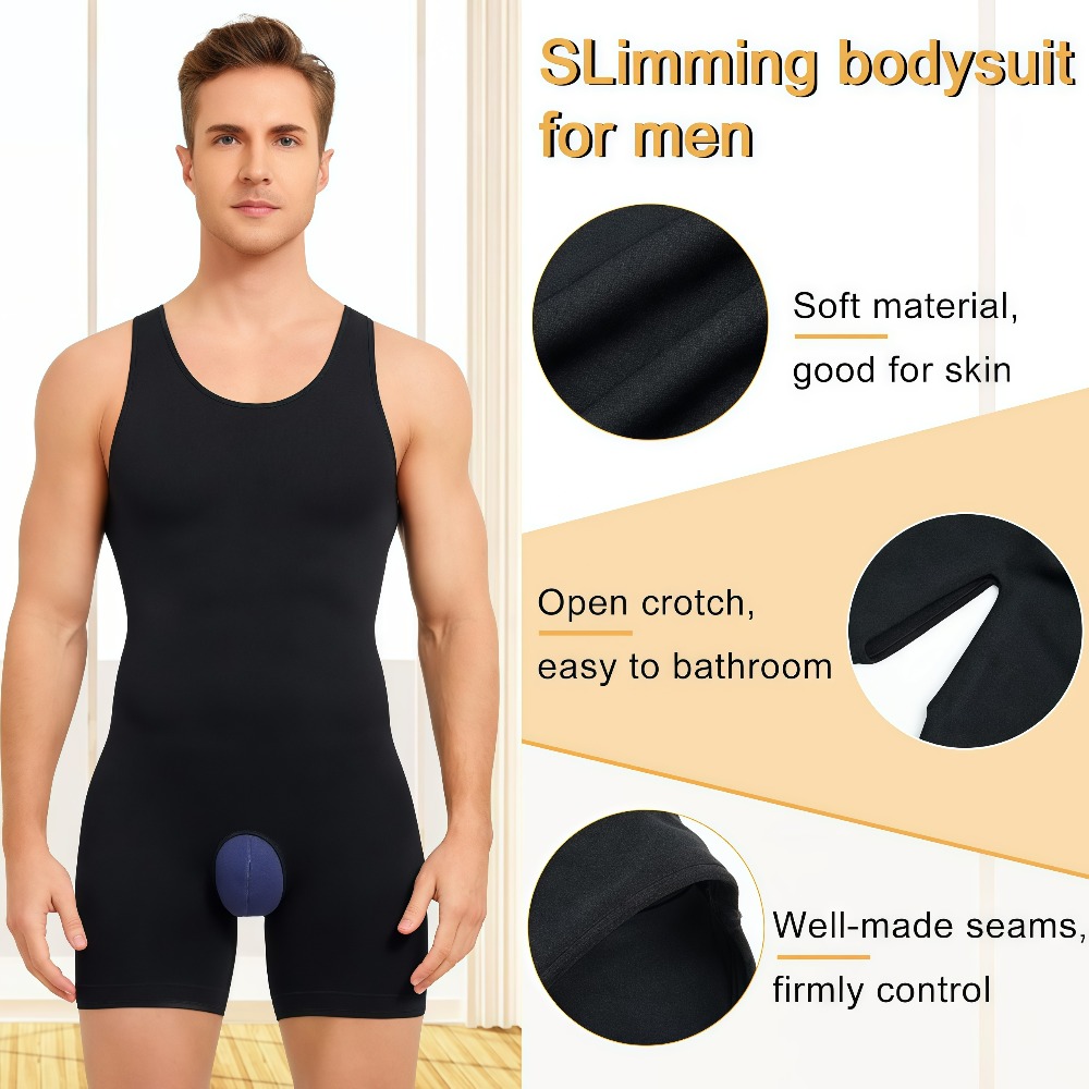 1Pcs Mens Seamless Compression - đánh giá và giá Shapewear Bodysuit Firm
