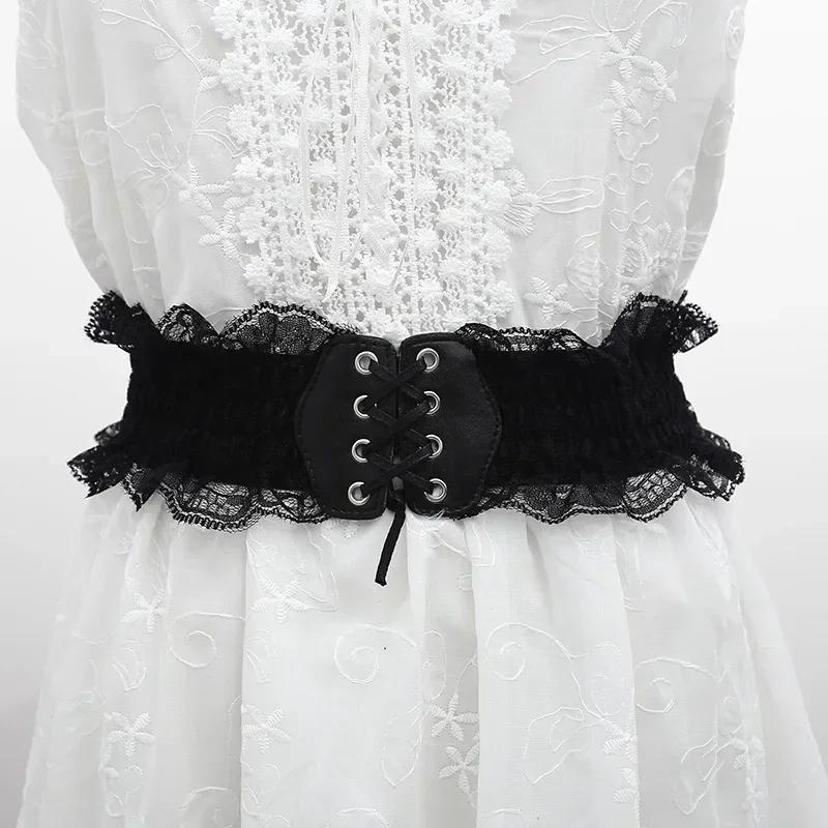 1 Pcs Lace Waist Cinching Belt - đánh giá và giá Corset Waist Cinch