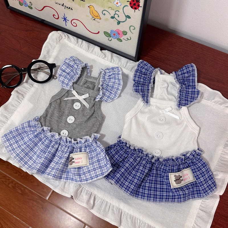 Pet Dress Summer Vest Checkere - đánh giá và giá Lace Teddy Lingerie