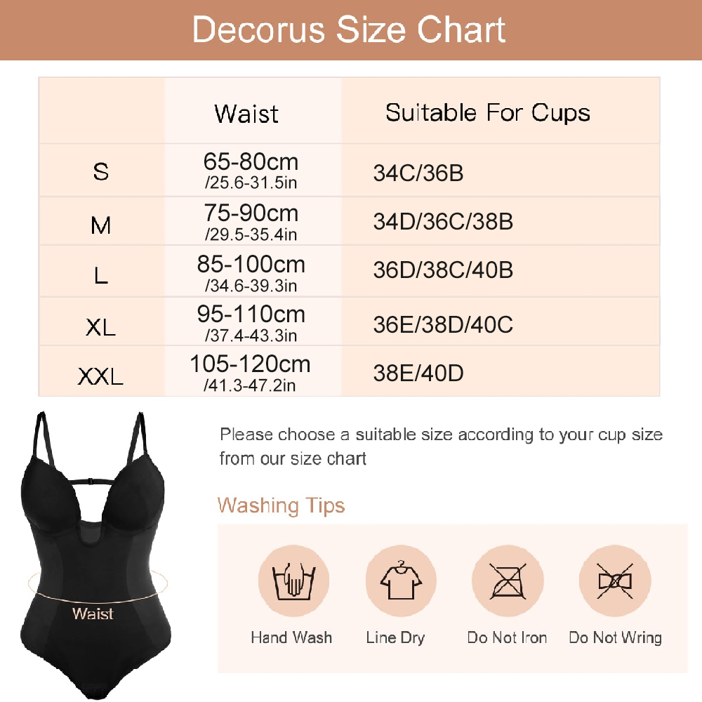 Women Deep V Backless Shapewea - đánh giá và giá Shapewear Bodysuit Firm