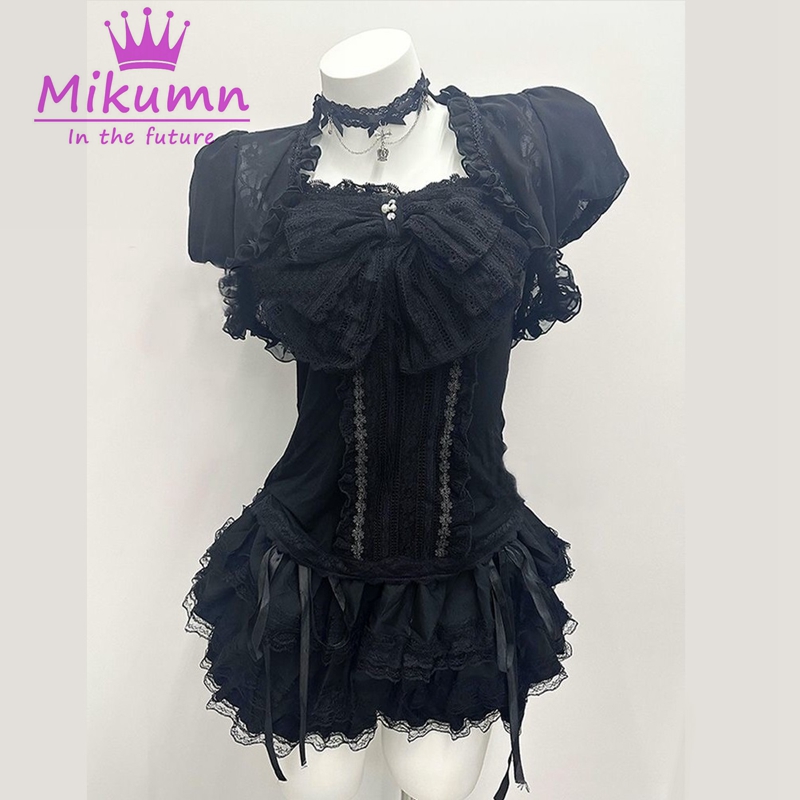 Mikumn Gothic Lolita Black Lac - đánh giá và giá Cami Top Lace