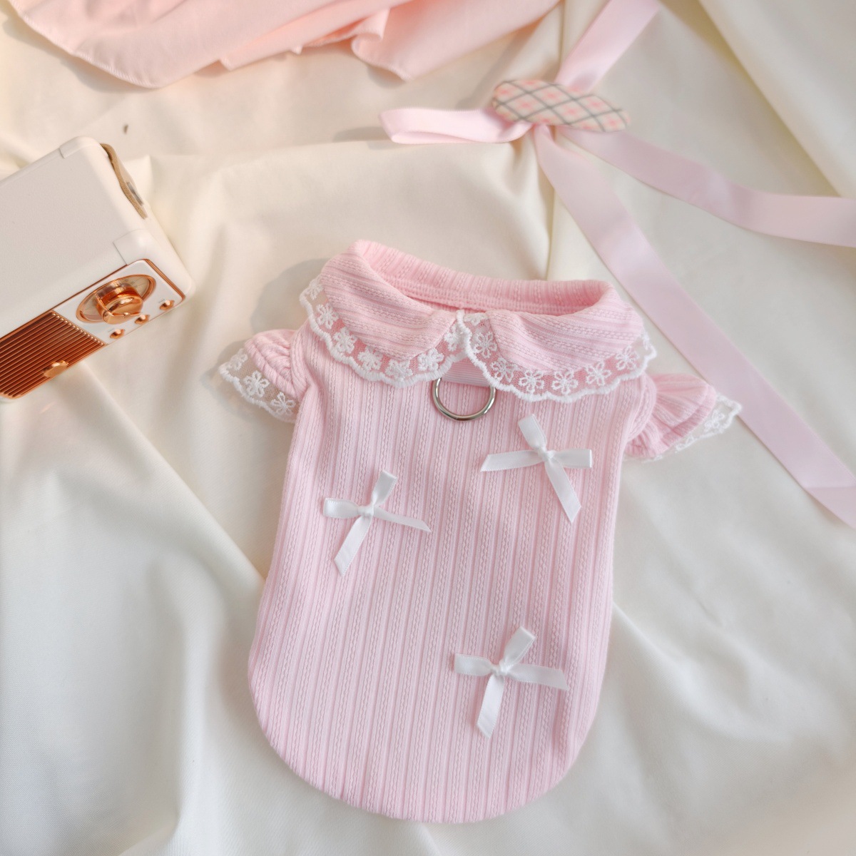 Pet Spring Lace Bow Vest Can P - đánh giá và giá Lace Teddy Lingerie