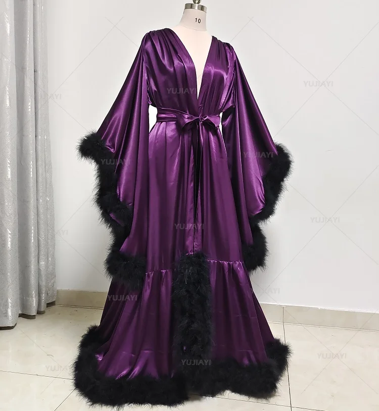 Customized Bathrobe for Women  - đánh giá và giá Robe Silk Women