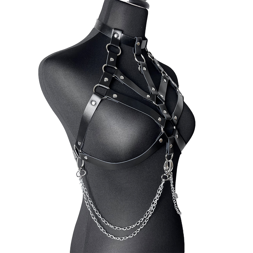 Chain with Leather Lingerie Wo - đánh giá và giá Garter Belt Set