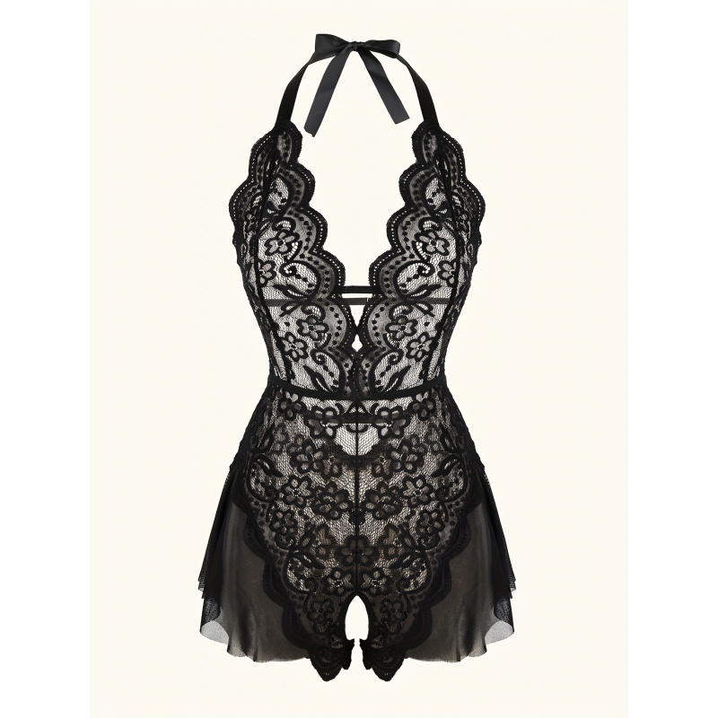 Charming Lace Mesh Teddy, Scal - đánh giá và giá Lace Teddy Lingerie