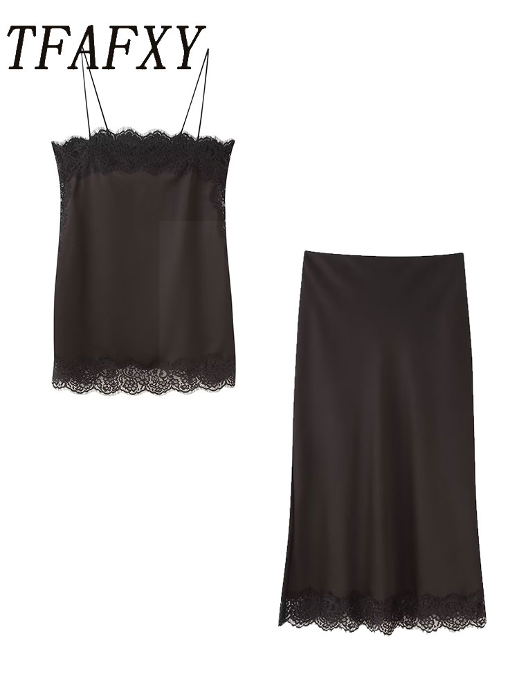 TFAFXY Vintage Casual Women Br - đánh giá và giá Cami Top Lace