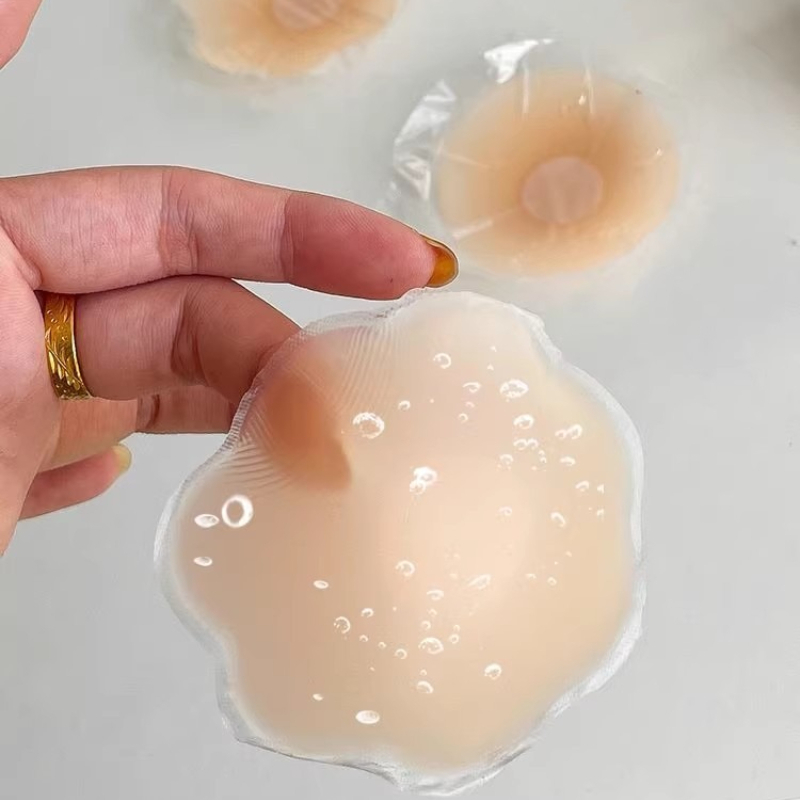 Floral Round Silicone Nipple C - đánh giá và giá Silicone Bra Adhesive