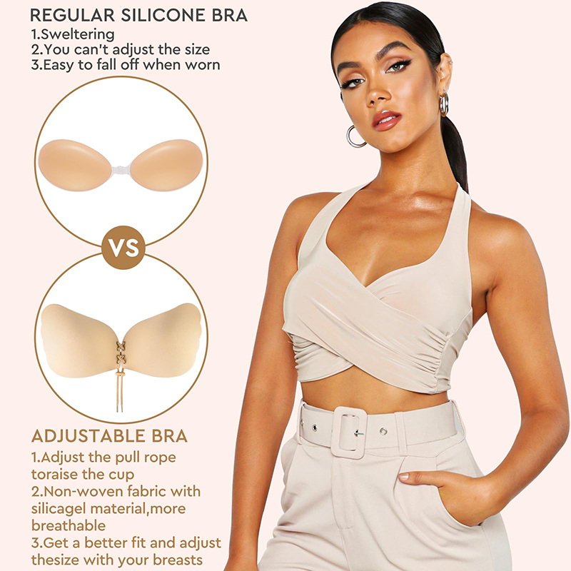 1/2 Pairs Women Summer Backles - đánh giá và giá Push Up Bra Padded