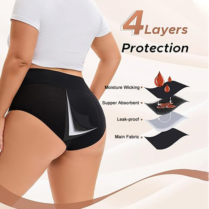 3Pcs Heavy Flow Menstrual Pant - đánh giá và giá Period Panty Absorbent