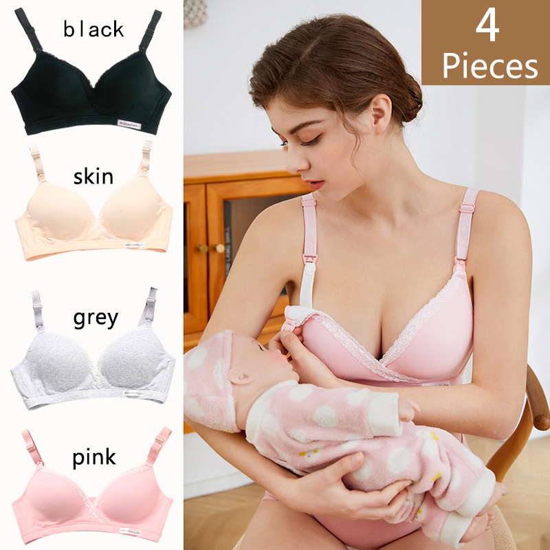 4Pcs New Cotton Wirefree Nursi - đánh giá và giá Nursing Bra Sleep