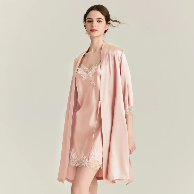 22MM 100% Mulberry Silk Robe G - đánh giá và giá Robe Silk Women