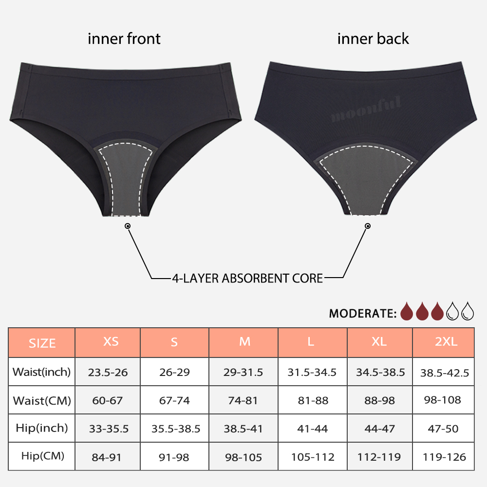 Seamless Menstruation Panties  - đánh giá và giá Seamless Underwear Women
