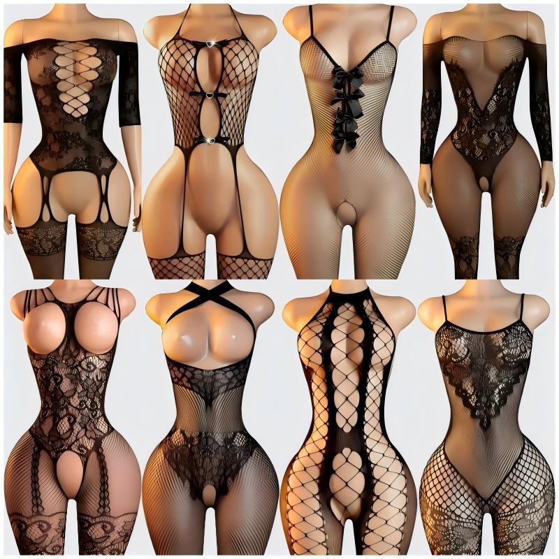 Sexy Lingerie Set for Women Er - đánh giá và giá Bodystocking Fishnet