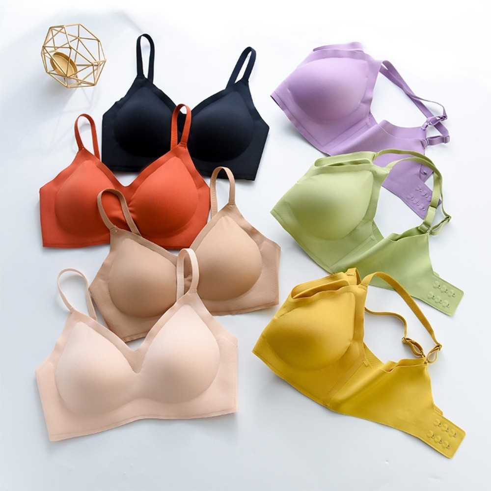 Push Up Wireless Bra Gathered  - đánh giá và giá Bralette Wireless Soft