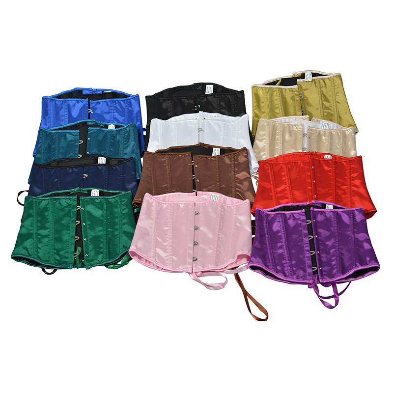 2025 Women Satin Underbust Cor - đánh giá và giá Corset Waist Cinch