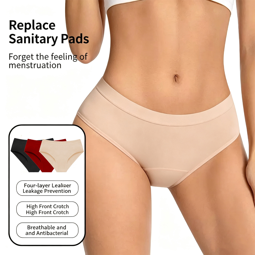 3Pcs Heavy Flow Menstrual Pant - đánh giá và giá Period Panty Absorbent