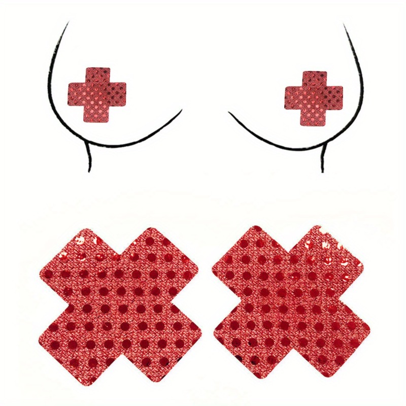 Red Cross Design Nipple Covers - đánh giá và giá Nipple Cover Pasties