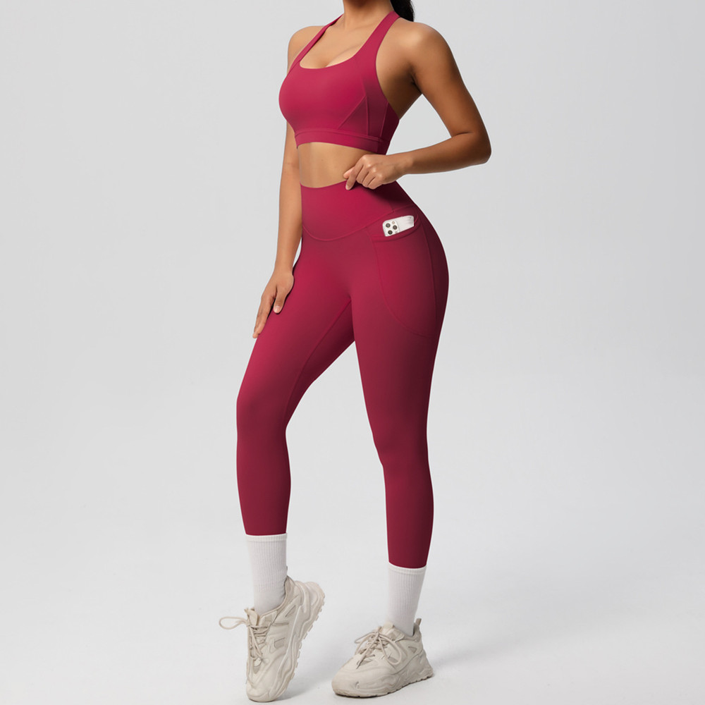 Pad Cross Shoulder Strap Yoga  - đánh giá và giá Sports Bra High Impact