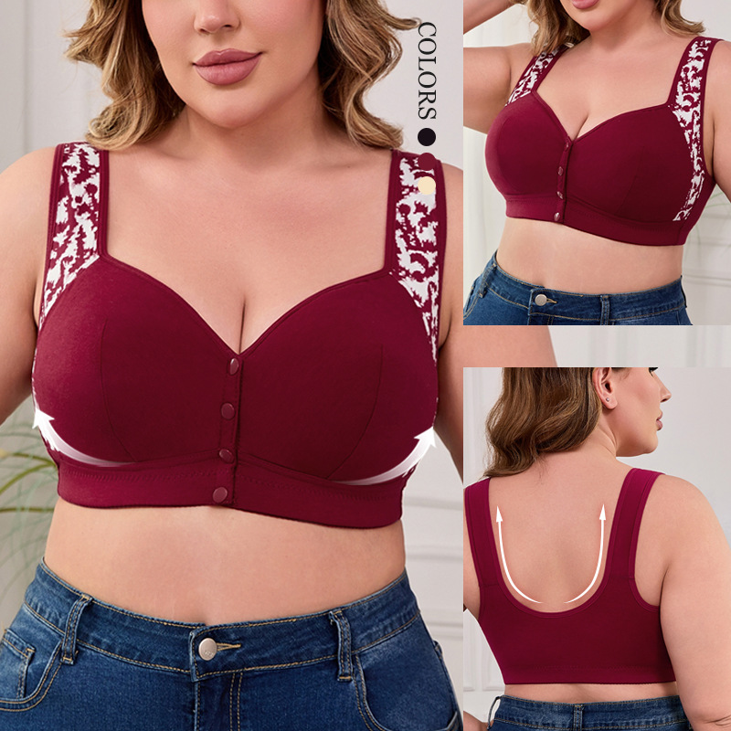 XL-7XL Plus Size Front Buckle  - đánh giá và giá Seamless Underwear Women