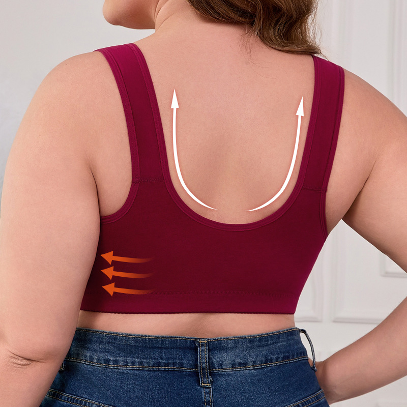 XL-7XL Plus Size Front Buckle  - đánh giá và giá Seamless Underwear Women
